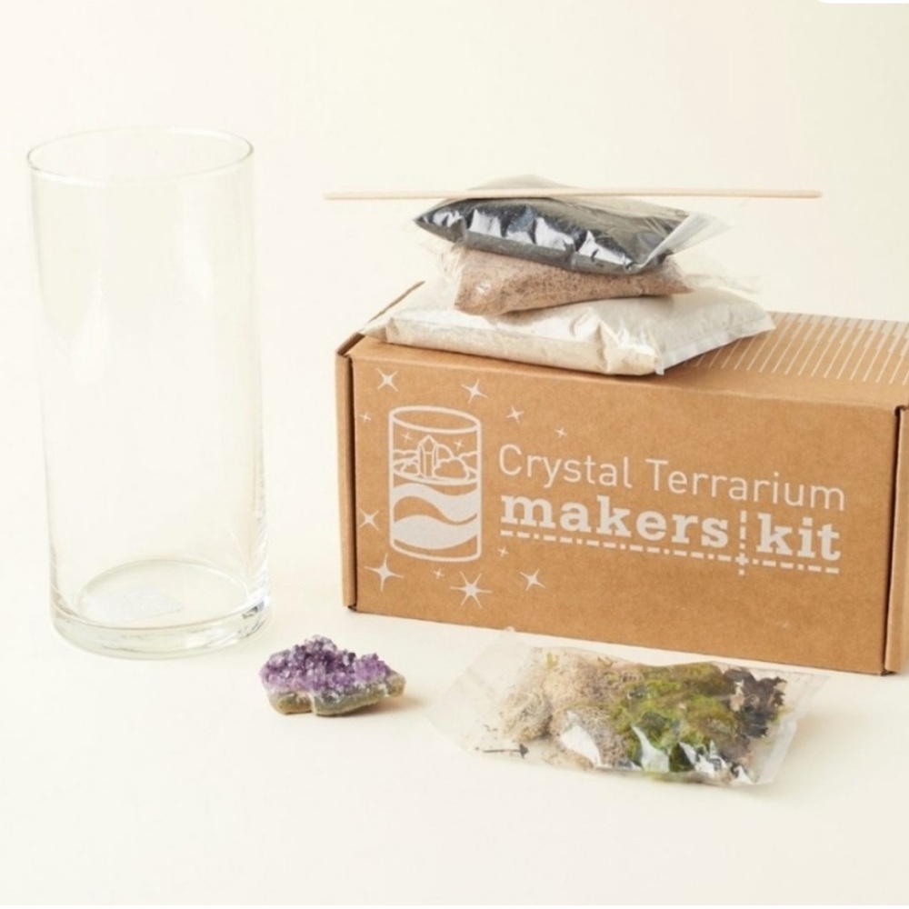 New Makers Kit:: Crystal Terrarium